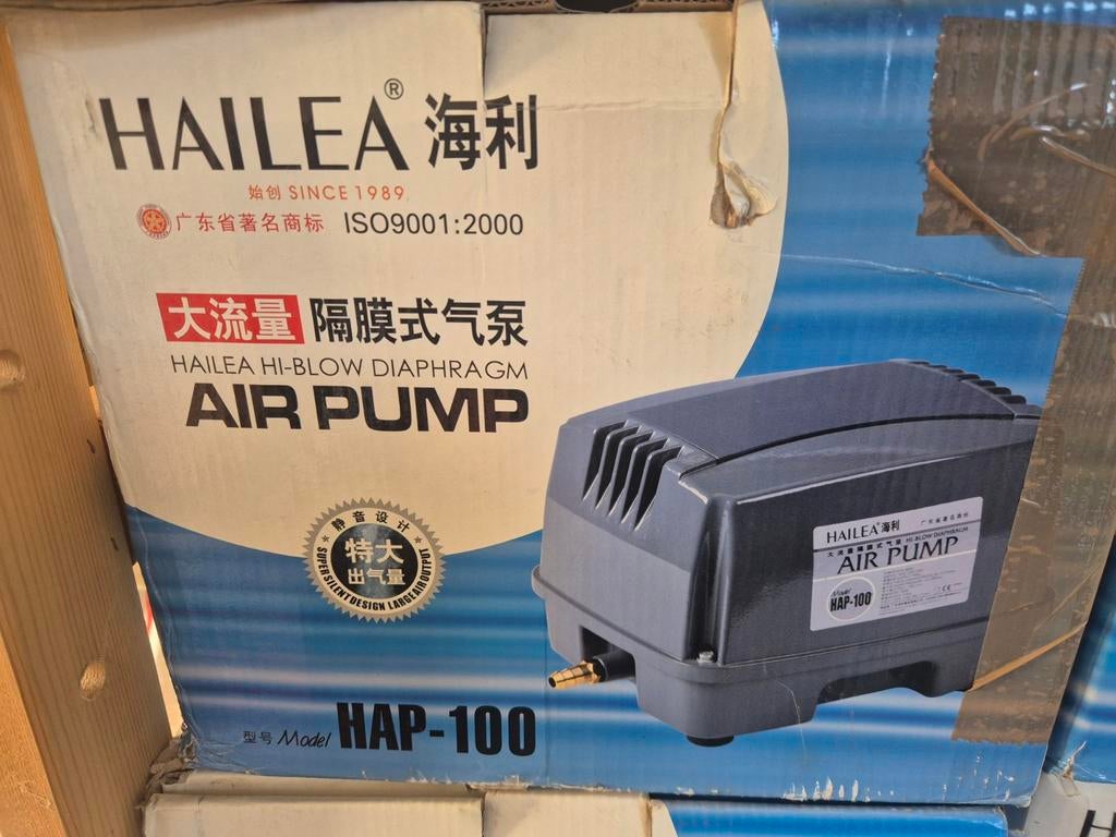 Vijver luchtpomp hap100, Ophalen