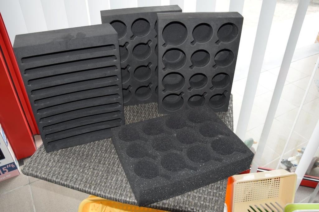 Assiettes - verre et porte-gobelet en mousse dure ou souple, Caravanes & Camping, Enlèvement, Neuf