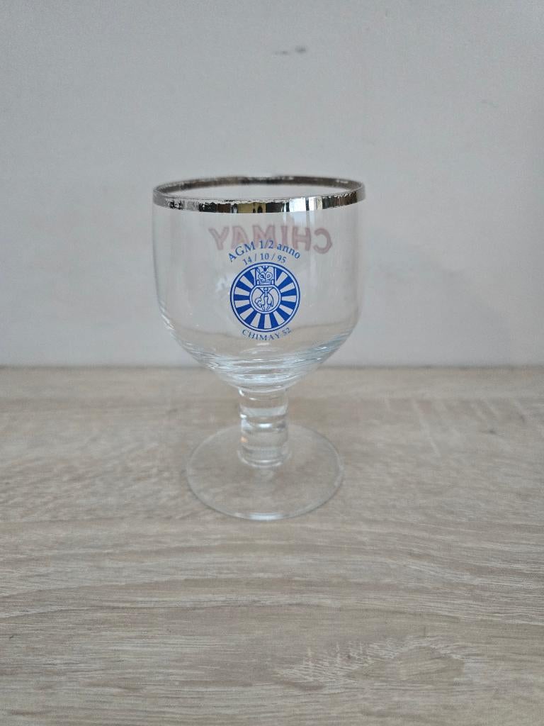 Verre Trappiste Chimay, Collections, Enlèvement ou Envoi, Utilisé, Verre ou Verres, Autres marques