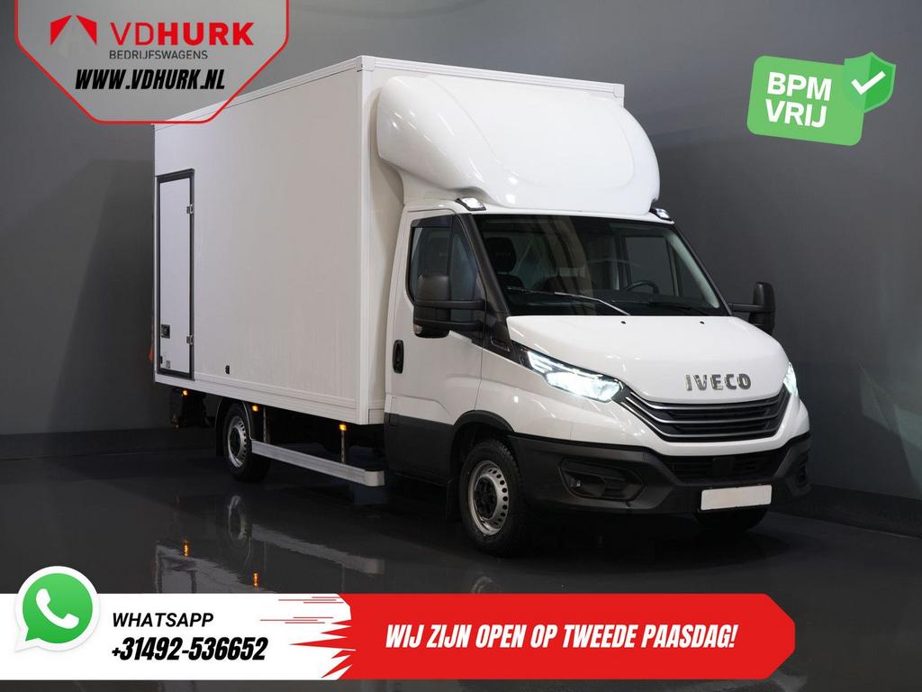 Iveco Daily 35S18HV 3.0 Aut. ZF BPM VRIJ! Bakwagen Laadklep/, Auto's, Bestelwagens en Lichte vracht, Automaat, Iveco, Wit, Bedrijf