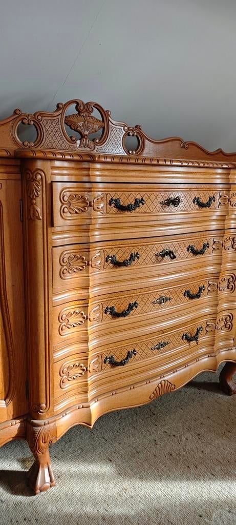 Salle à manger ancienne en chêne massif — ensemble complet, Enlèvement