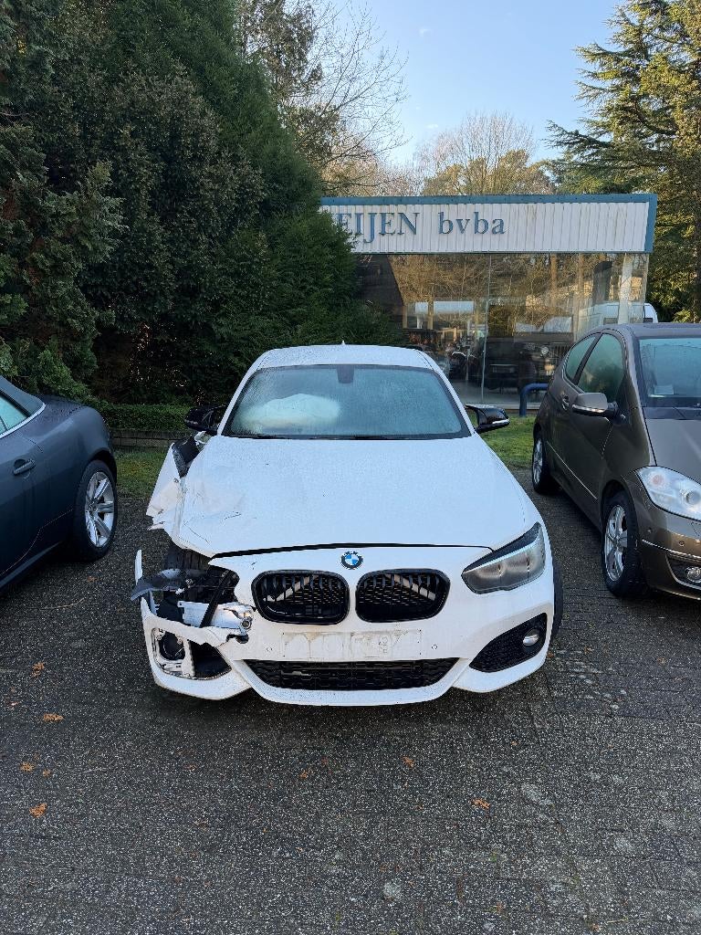 BMW F20 118i p-pakket shadow edition, Auto's, Alcantara, Wit, Adaptieve lichten, Particulier