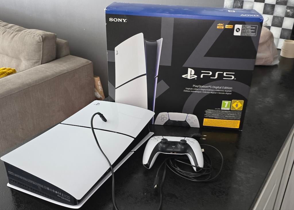 Playstation 5 Digital Edtion + 1 jaar garantie, Ophalen, Playstation 5