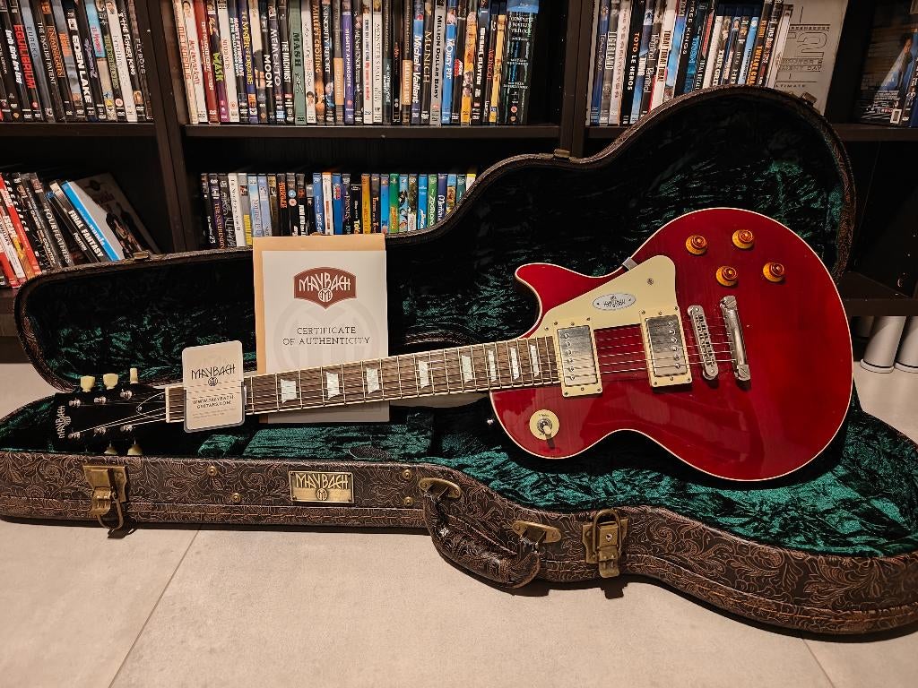 Maybach Lester '59 Wild Cherry, Musique & Instruments, Instruments à corde | Guitares | Électriques, Enlèvement, Comme neuf, Solid body