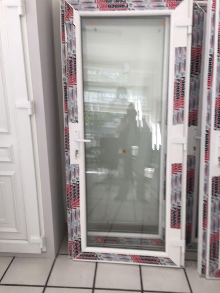 Portes PVC en stock, Enlèvement, Neuf, Vitre comprise