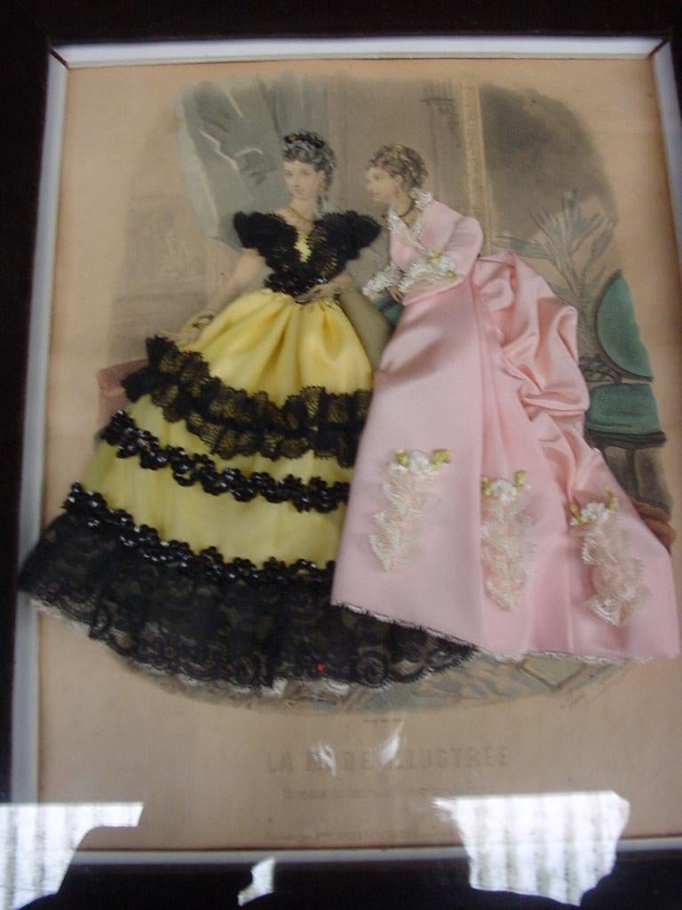 Ets costume plate Anais Toudouze, Antiek en Kunst, Kunst | Etsen en Gravures, Ophalen of Verzenden