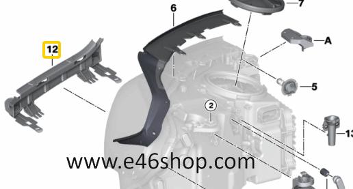 Koplamp houder BMW X3 X4 X4 M oe 63117931709, -, -, Nieuw, Ophalen of Verzenden