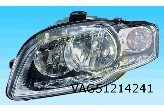 Audi A4 (1/05-4/08) Koplamp Rechts (halogeen / wit knipperli, -, Verzenden, -, Nieuw