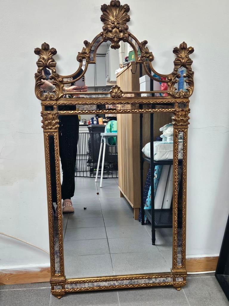 DeKnudt vintage spiegel, Antiek en Kunst, Ophalen