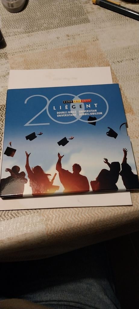 Set Fdc Belgique Gand-Liège 2017, Enlèvement ou Envoi, Métal, Série