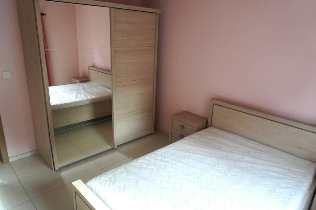 Chambre complète récente (1 an) – Lit 140 cm – Bois clair, Maison & Meubles, Enlèvement