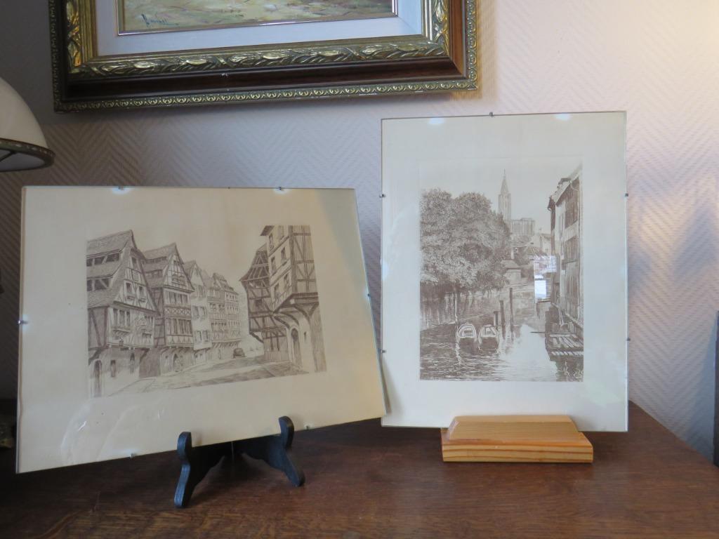 Estampes sur cuivre, Collections, Photos & Gravures, Utilisé, Gravure, Étranger, Enlèvement ou Envoi