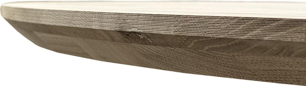 Tafelblad | verjongd | eiken tafel | eettafel | tafel | eike, Huis en Inrichting, Ophalen, Nieuw, Ovaal, Eikenhout