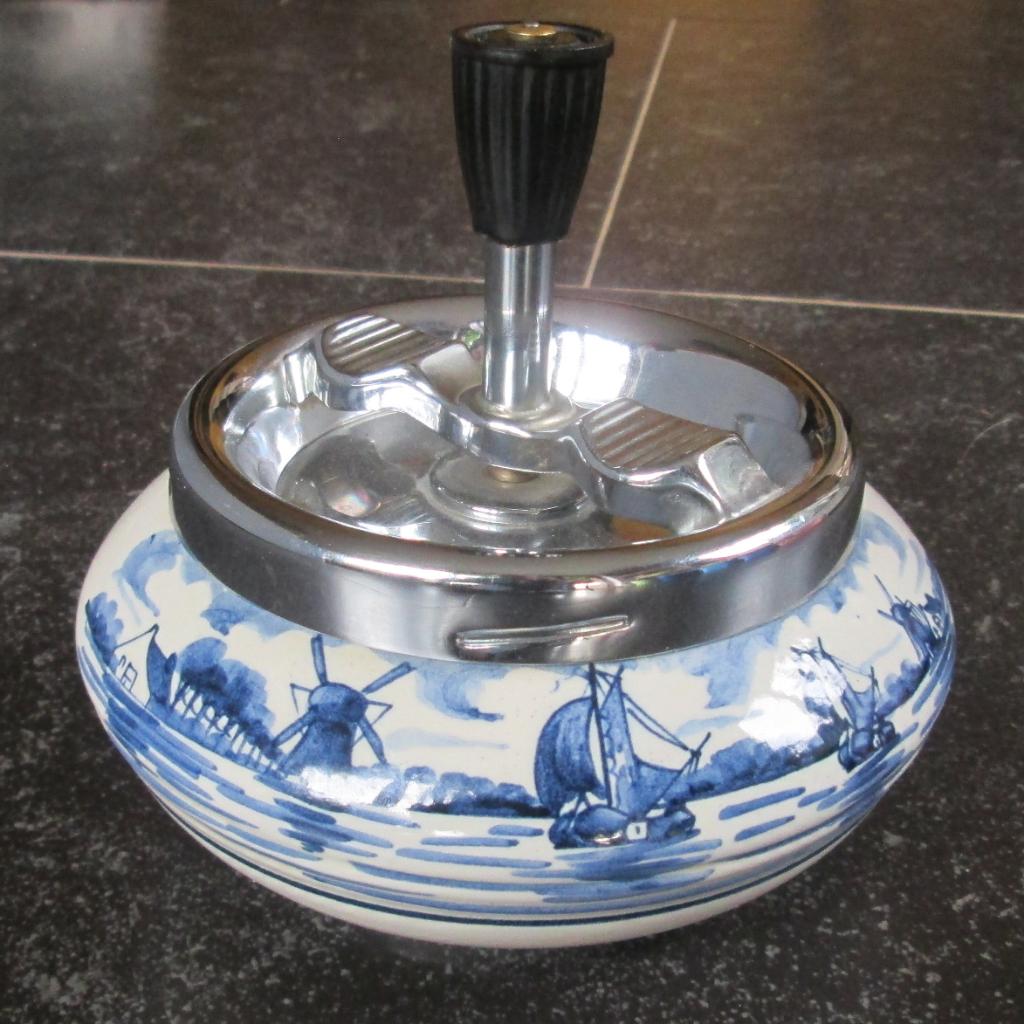 Asbak in Delfts blauw, Antiek en Kunst, Ophalen of Verzenden