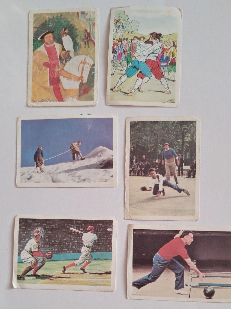 24 images chromos Jacques Sports insolites en bon état, Enlèvement ou Envoi