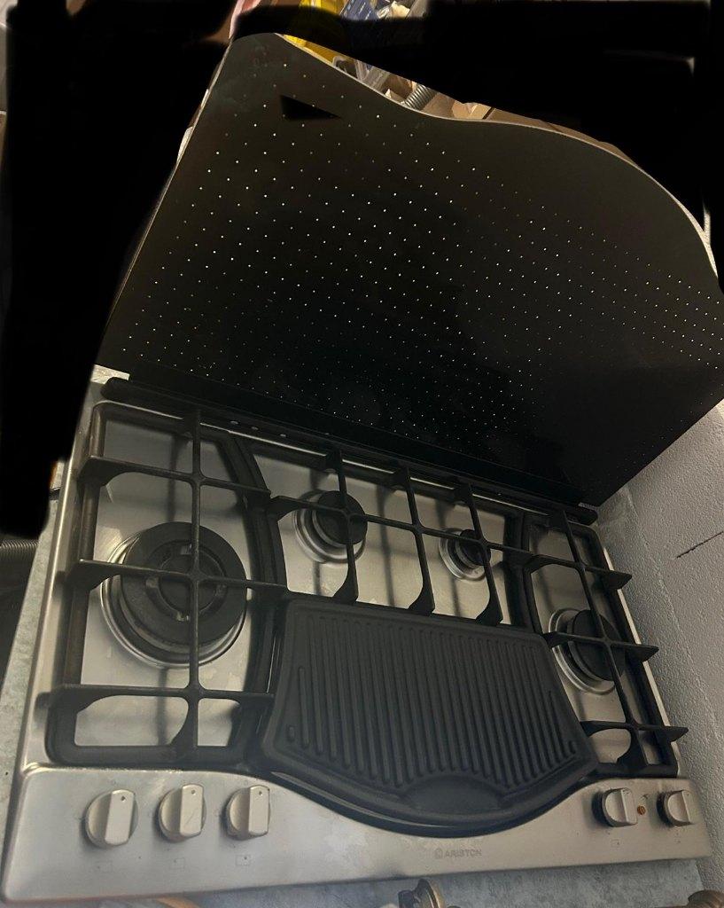 Plaque de cuisson Hotpoint-Ariston GAZ, Enlèvement, Utilisé, Gaz, 4 zones de cuisson