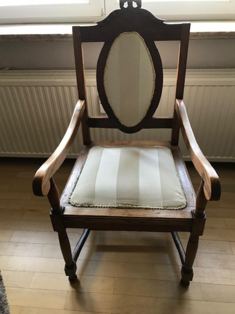 antieke stoel, Ophalen