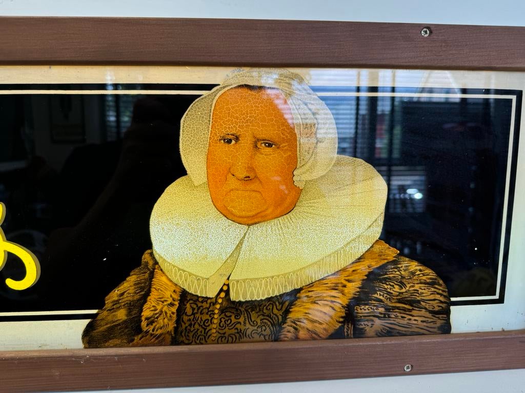 Boîte à lumière publicitaire pour cigares Elisabeth Bas, Enlèvement, Utilisé, Table lumineuse ou lampe (néon)