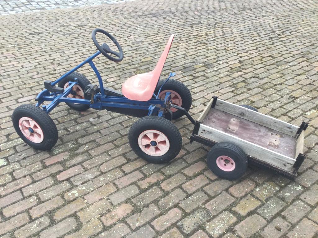 Skelter mammoet, Kinderen en Baby's, Speelgoed | Buiten | Skelters, Ophalen, Gebruikt, Mammoet, Met kar of aanhanger