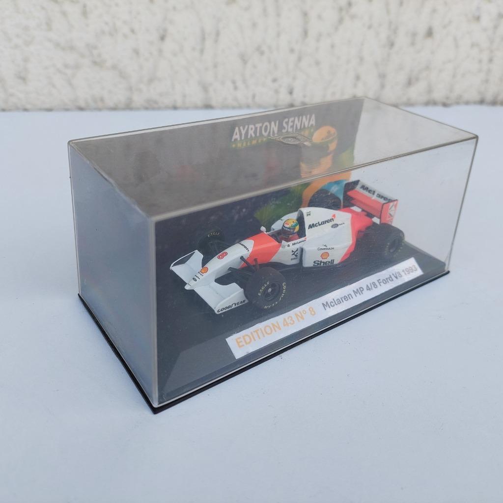 MINICHAMPS AYRTON 1/43 SENNA MCLAREN MP 4/8 FORD V8 1998, Verzamelen, Automerken, Motoren en Formule 1, Gebruikt, Auto's, Ophalen of Verzenden