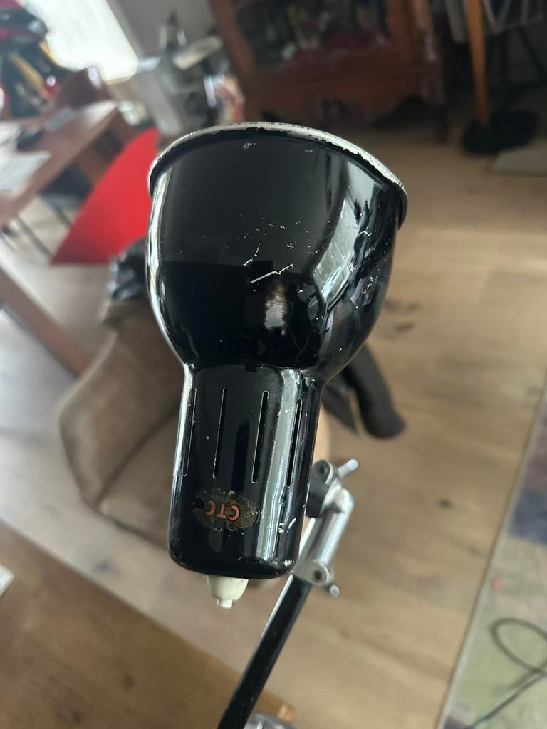 Bureaulamp metaal architect RIJO Duits Bauhaus, Enlèvement