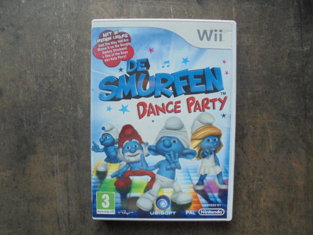De Smurfen Dance Party voor Wii (zie foto's), Games en Spelcomputers, Games | Nintendo Wii, Muziek, Gebruikt, Ophalen of Verzenden