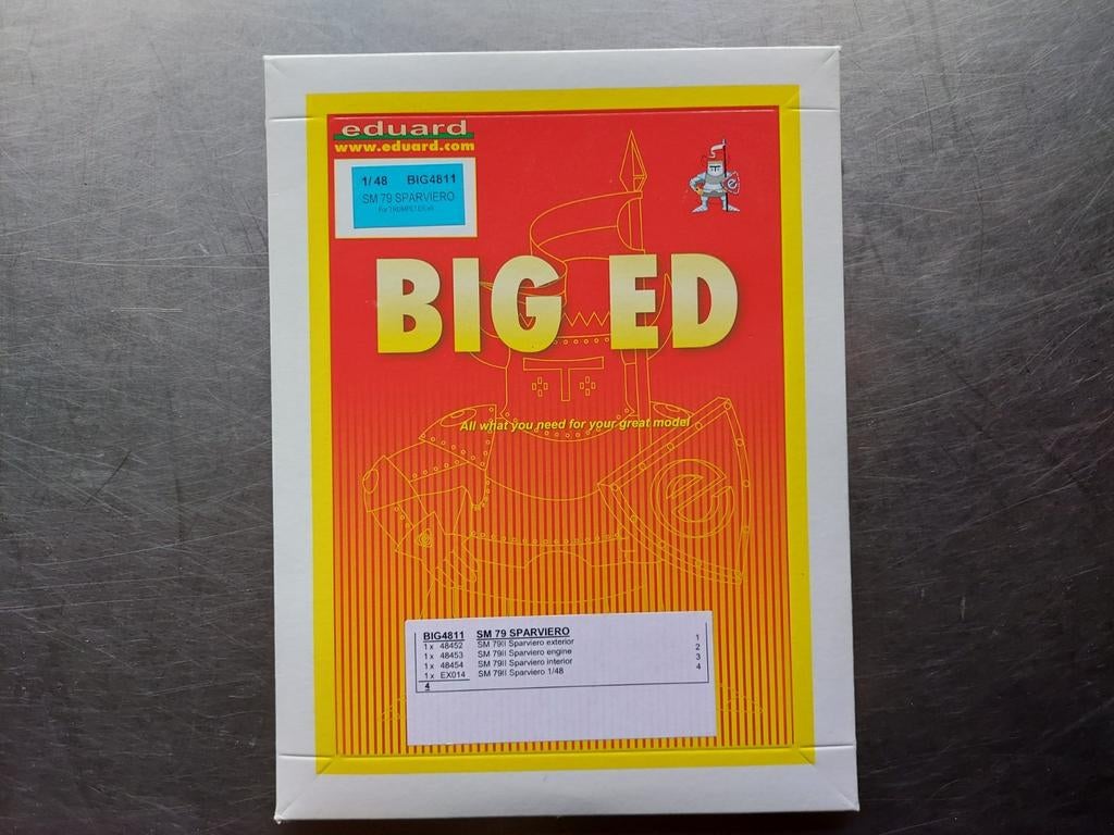 BIG ED Eduard, 1/48 voor SM 79 Sparviero, Hobby en Vrije tijd, Ophalen of Verzenden, Nieuw