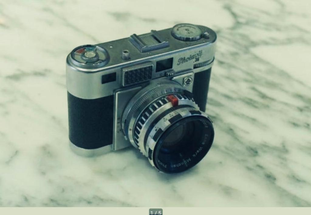 Photavit 36 avec Photavit-Ennalyt 50 mm/1,9, Collections, Enlèvement ou Envoi, 1940 à 1960, Appareils photo