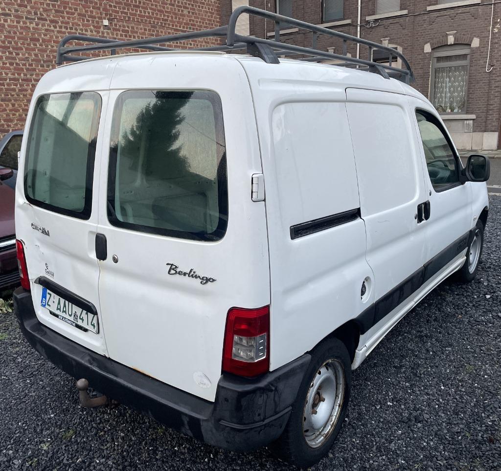 CITROEN BERLINGO 1.6 HDI 02/2011  BESCHIKBAAR OK KEURIG, 4 cilinders, Wit, Grijs, 2 zetels