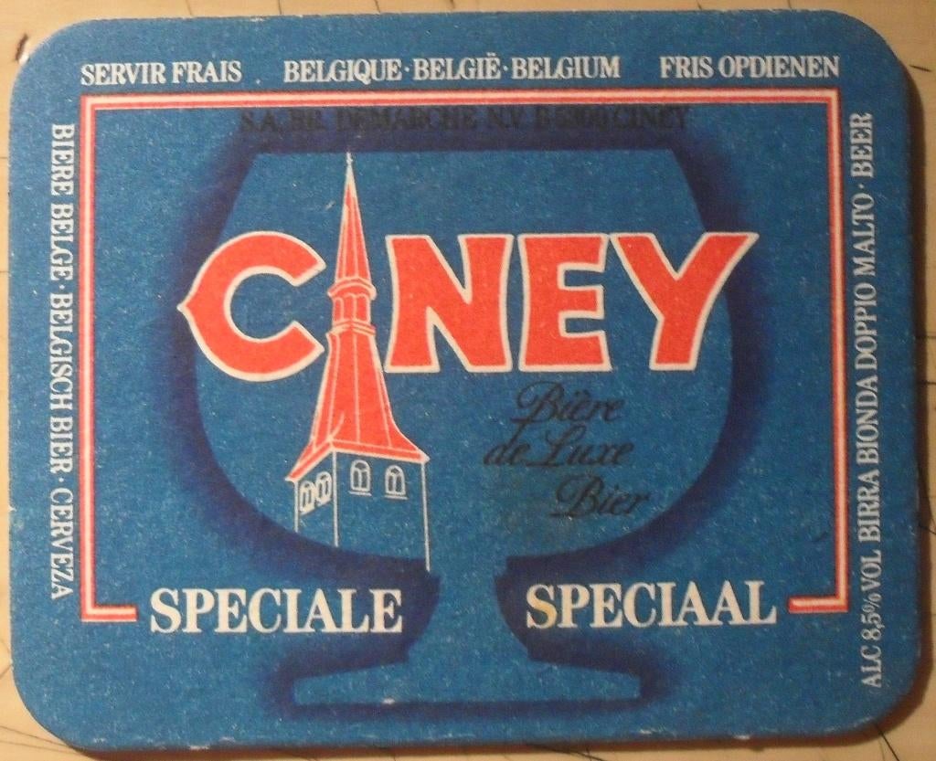 Sous-bock Ciney "Speciale", Collections, Marques de bière, Enlèvement ou Envoi, Sous-bock