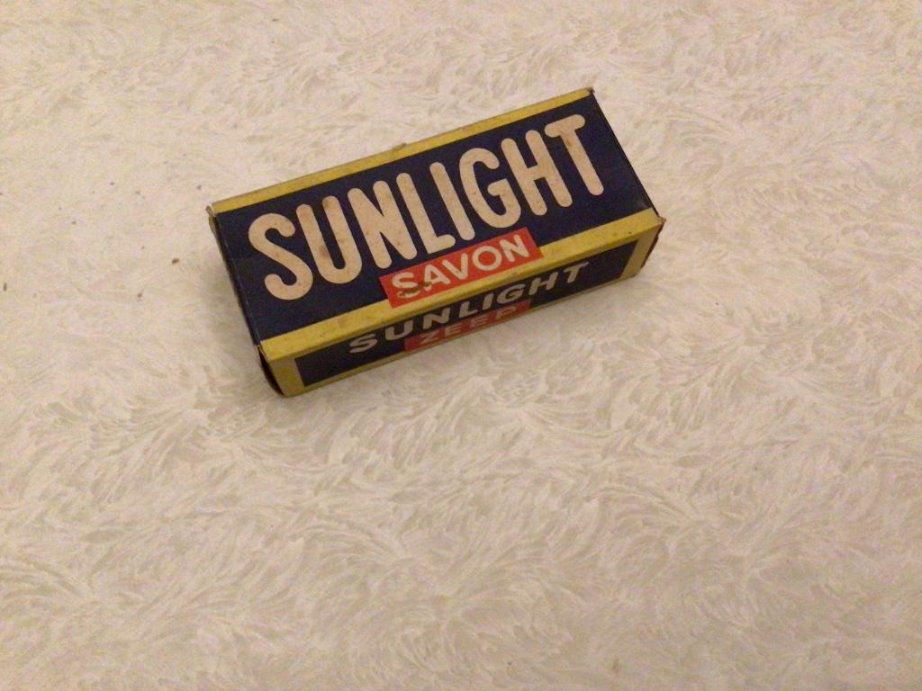 Originele sunlight zeep 1950-1960, Verzamelen, Merken en Reclamevoorwerpen, Ophalen of Verzenden, Verpakking