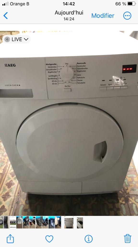 Sèche-linge à condensation fonctionnels, Ophalen of Verzenden, Condens