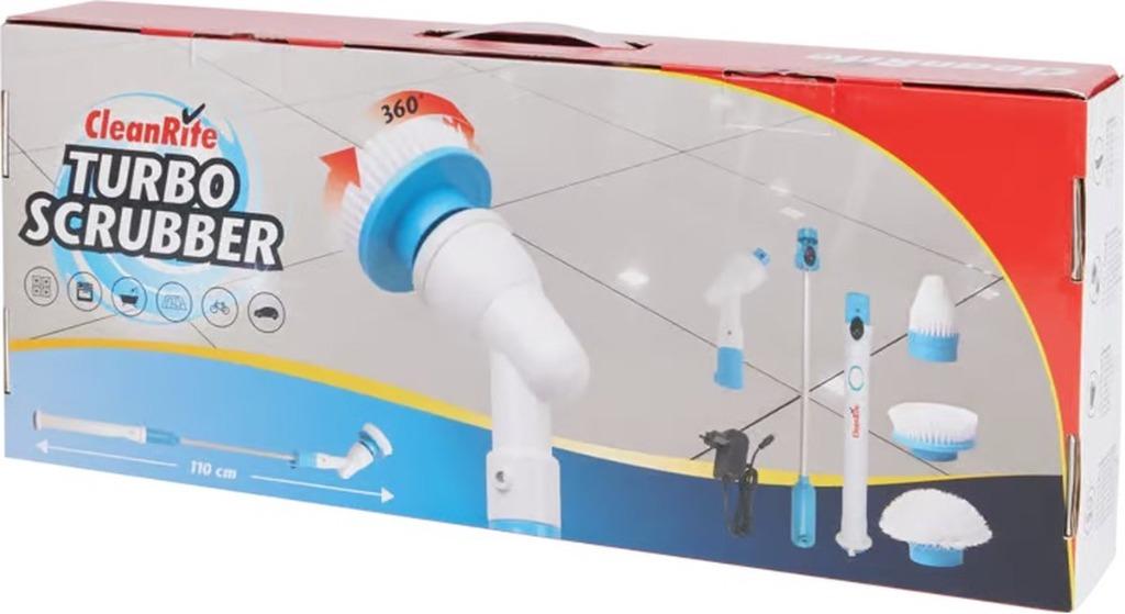 turbo scrubber  nieuw in de verpakking, Enlèvement, Brosse ou Balai