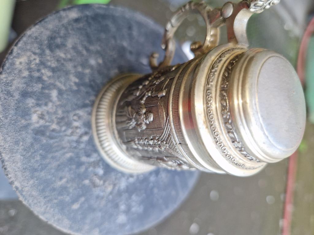 Chope bière vintage allemande, Verzamelen, Biermerken, Ophalen, Gebruikt, Pul(len), Bavaria