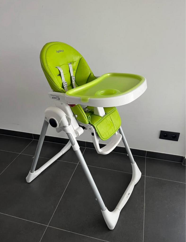 Eetstoel Peg-pérégo Prima Pappa Zero3 (0-3jaar), Kinderen en Baby's, Ophalen, Gebruikt, Overige typen, Gordel(s)