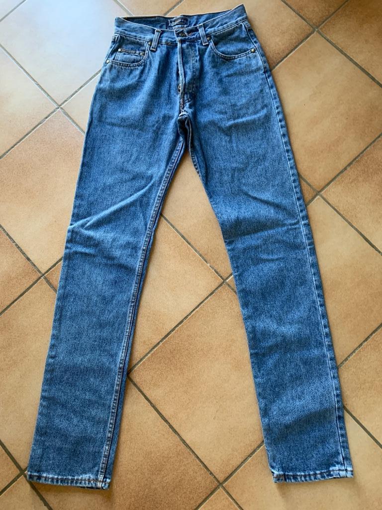 Rica Lewis blauwe heren jeans W 28 Celebration, Rica Lewis, W32 (confectie 46) of kleiner, Gedragen, Verzenden