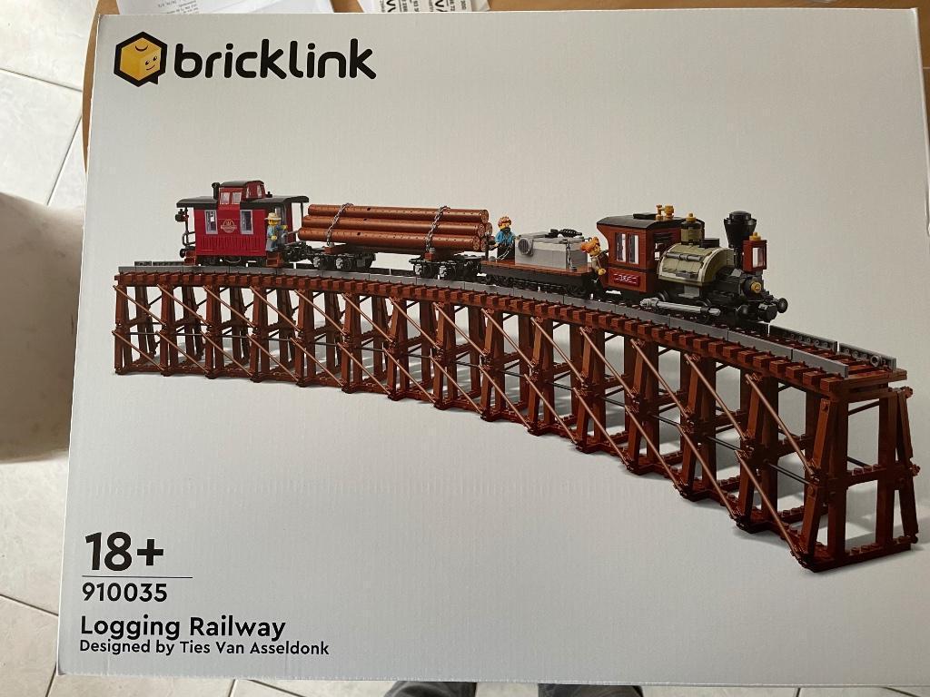 Lego 910035 bricklink designer logging railway sealed, Ophalen of Verzenden, Nieuw, Complete set, Lego