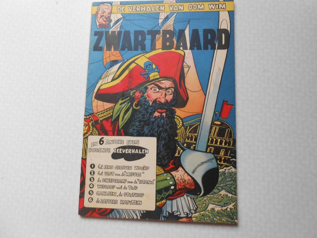 De verhalen van oom wim 1 zwartbaard 1 ste dr 1953., Boeken, Stripverhalen, Eén stripboek, Eddy Paape / J.M. Charlie, Ophalen of Verzenden