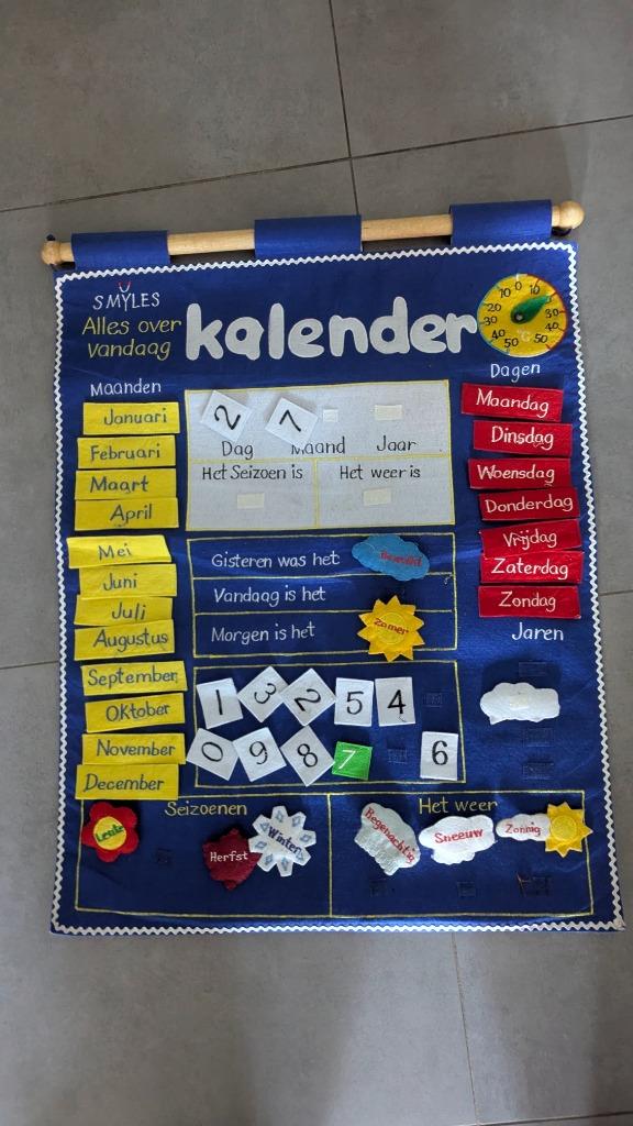 Leerkalender Montessori, Ophalen of Verzenden, Zo goed als nieuw, Taal en Lezen