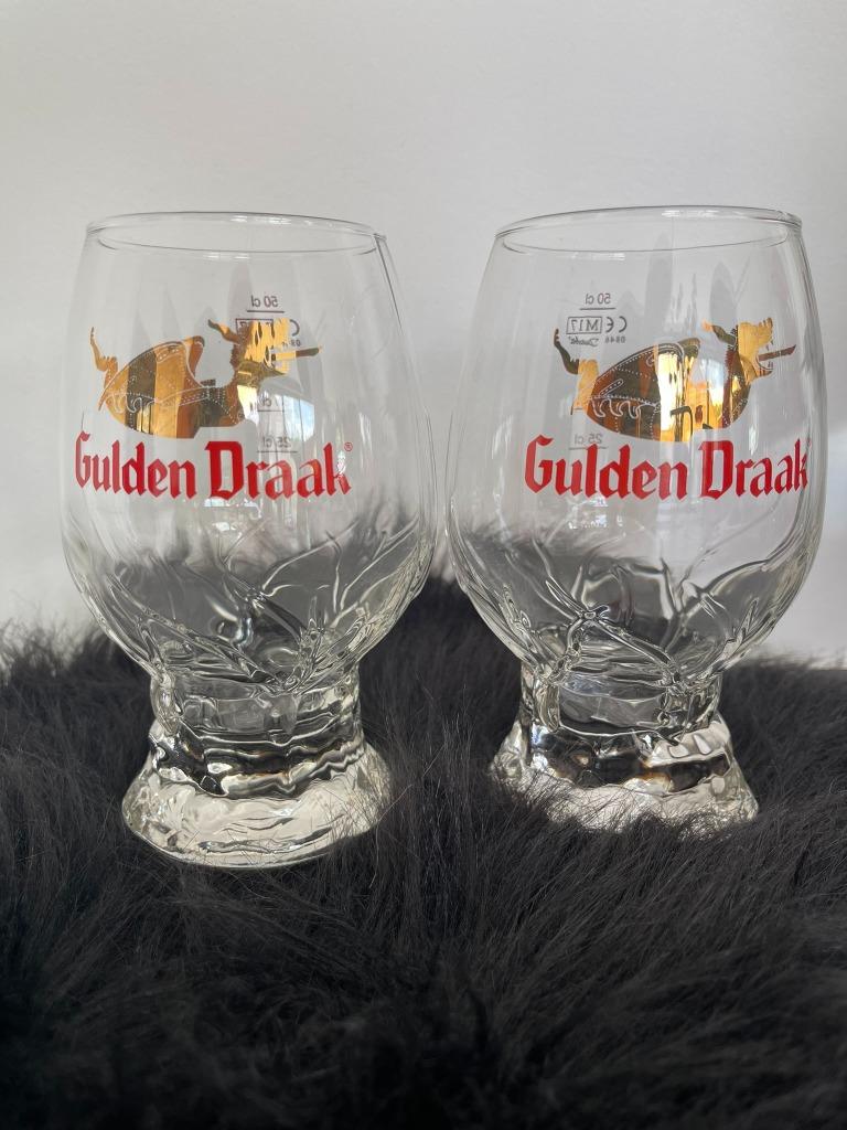 Bierglas Gulden Draak, Collections, Enlèvement ou Envoi, Comme neuf, Verre ou Verres
