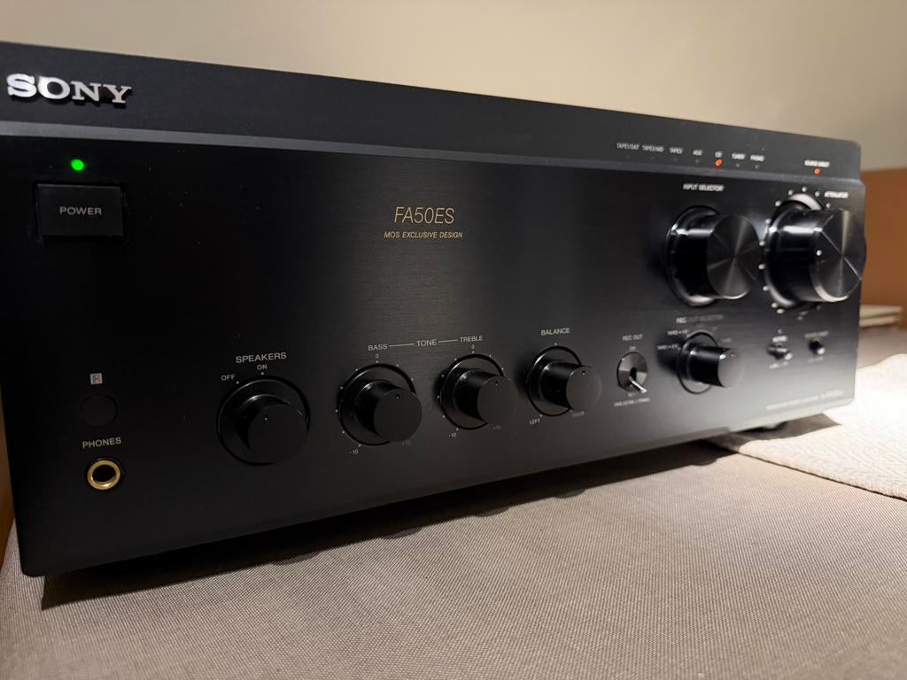 Topmodel Sony FA50ES High-End versterker, Audio, Tv en Foto, Versterkers en Ontvangers, Ophalen, Zo goed als nieuw, Stereo, Sony