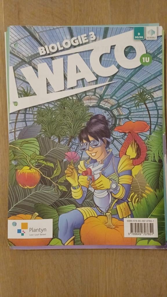Waco Biologie 3, ASO, Jeroen Goussey; Evelyne Vanoutrive; Eva Kenis; Maarten Sanne;..., Ophalen of Verzenden, Zo goed als nieuw