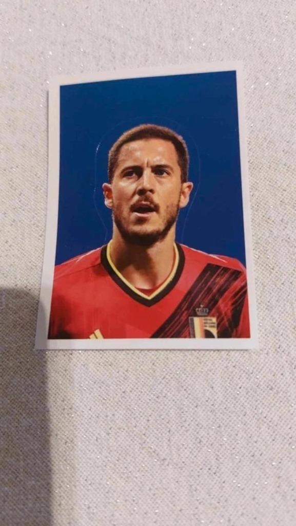 Panini / Sticker / Eden Hazard / Rode Duivels / Carrefour, Verzamelen, Verzenden, Nieuw, Poster, Plaatje of Sticker
