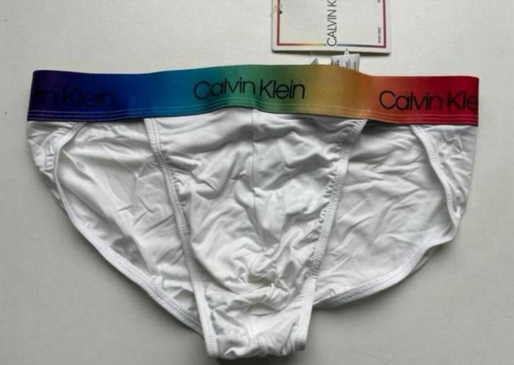 Tanga en microfibre Calvin Klein, Envoi, Blanc, Calvin Klein, Slip