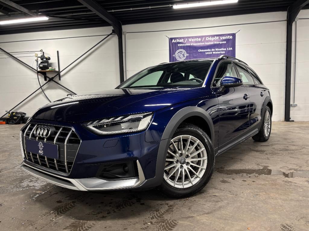 Audi A4 Allroad 40 TDi Quattro S tronic 204 cv, Auto's, Automaat, Blauw, A4, Leder
