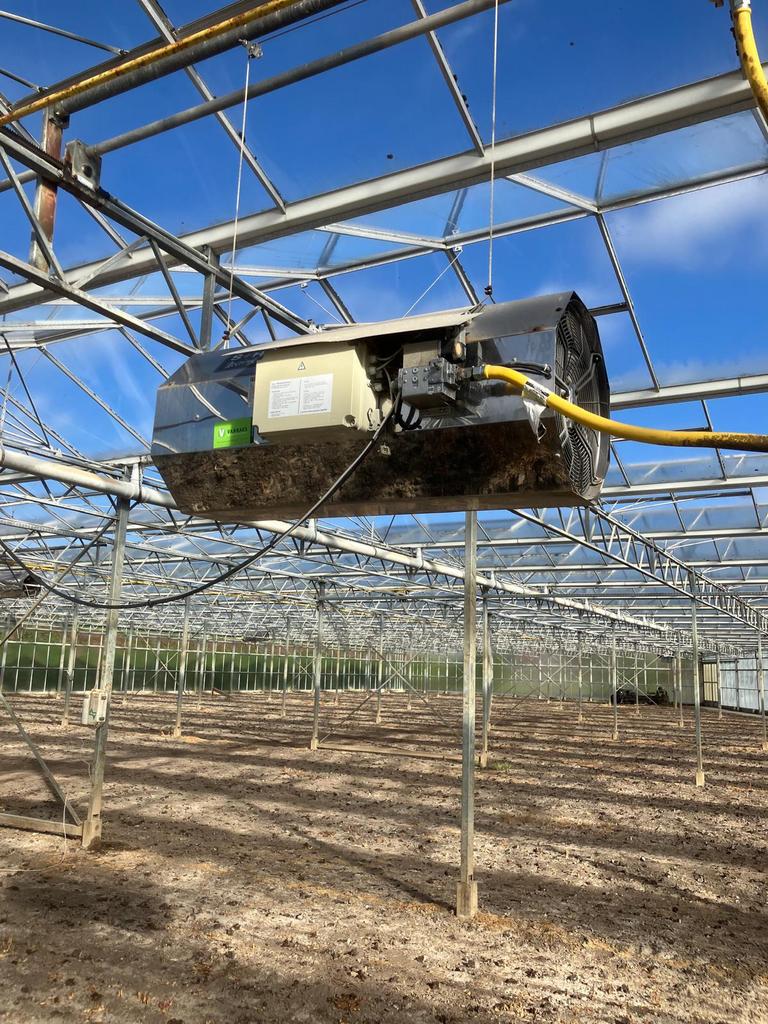 Gasverwarming serre, Ophalen, Zo goed als nieuw