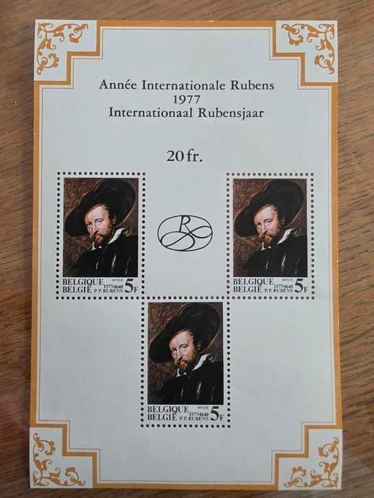 Belgische postzegel Ruben, Postzegels en Munten, Ophalen of Verzenden, Postfris