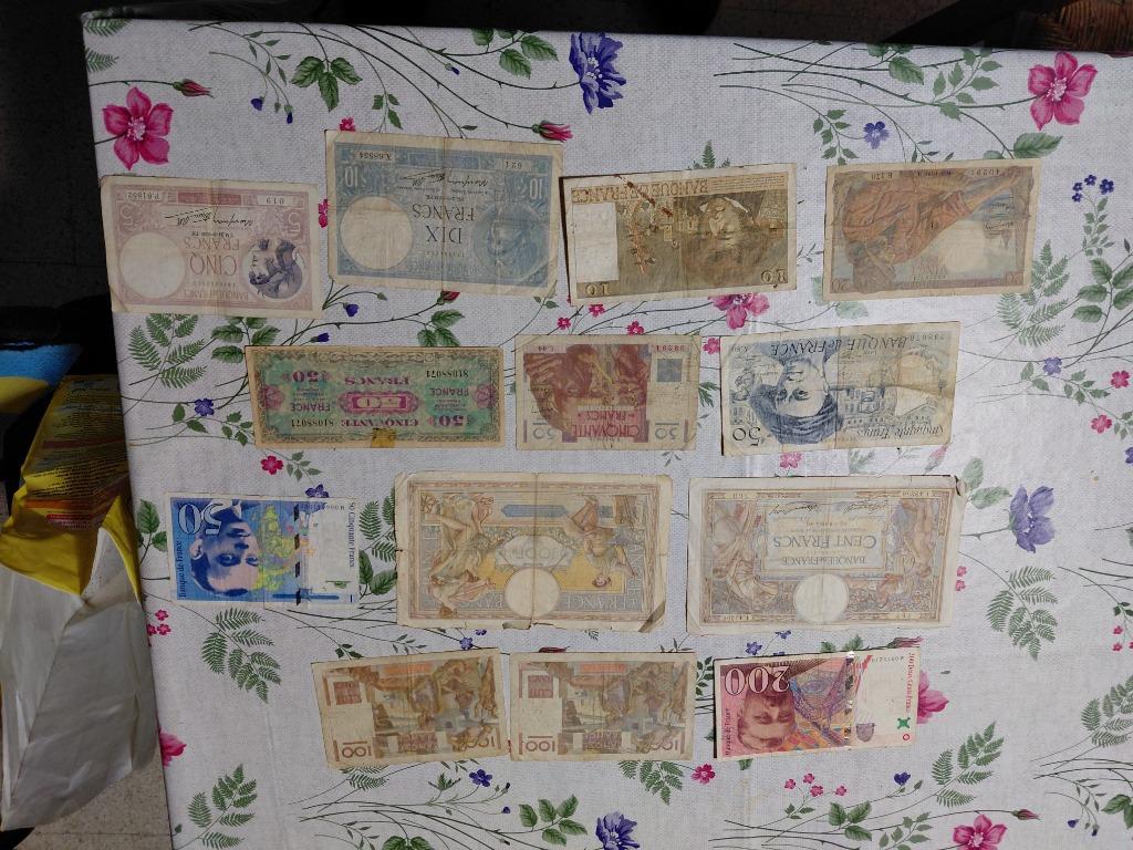 Ancien billet banque français, Enlèvement ou Envoi