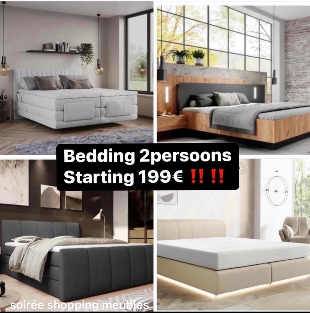 #BOXSPRING #SOFA #FURNITURE TOT-70% VOORDEEL ☎️SNEL, Ophalen of Verzenden, Nieuw, Boxspring