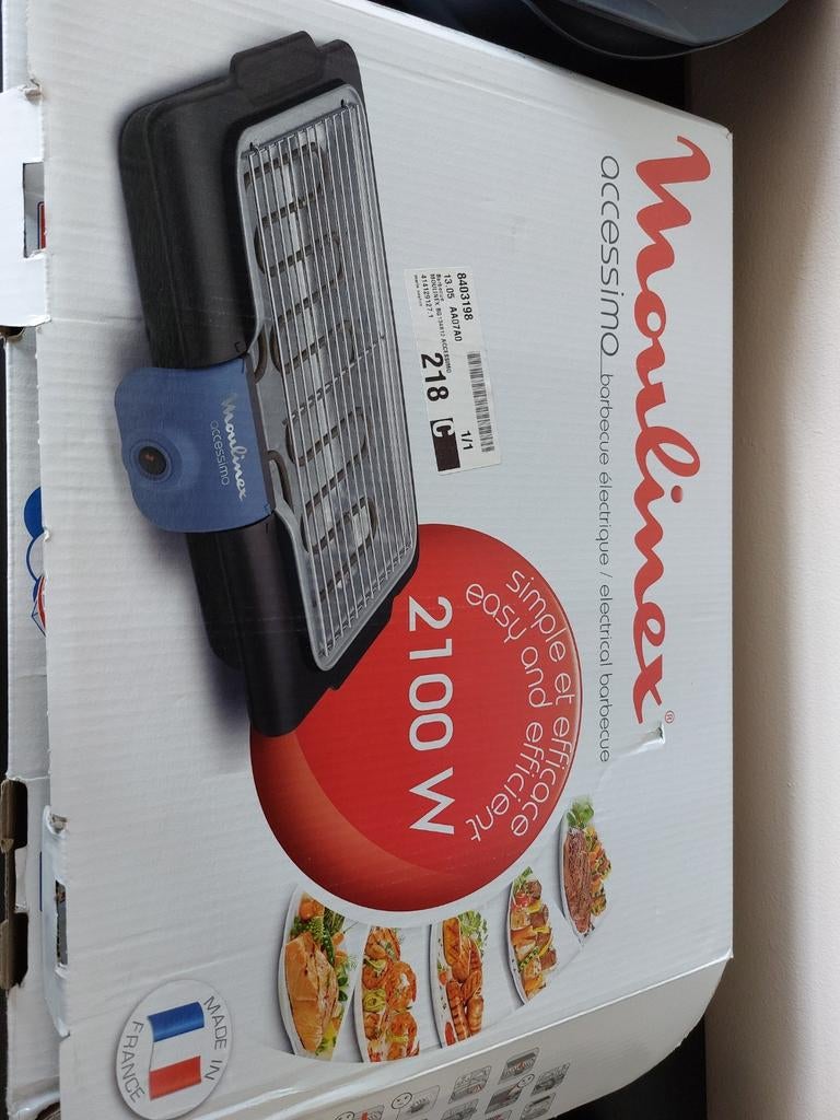 moulinex barbecue électrique, Enlèvement ou Envoi, Comme neuf